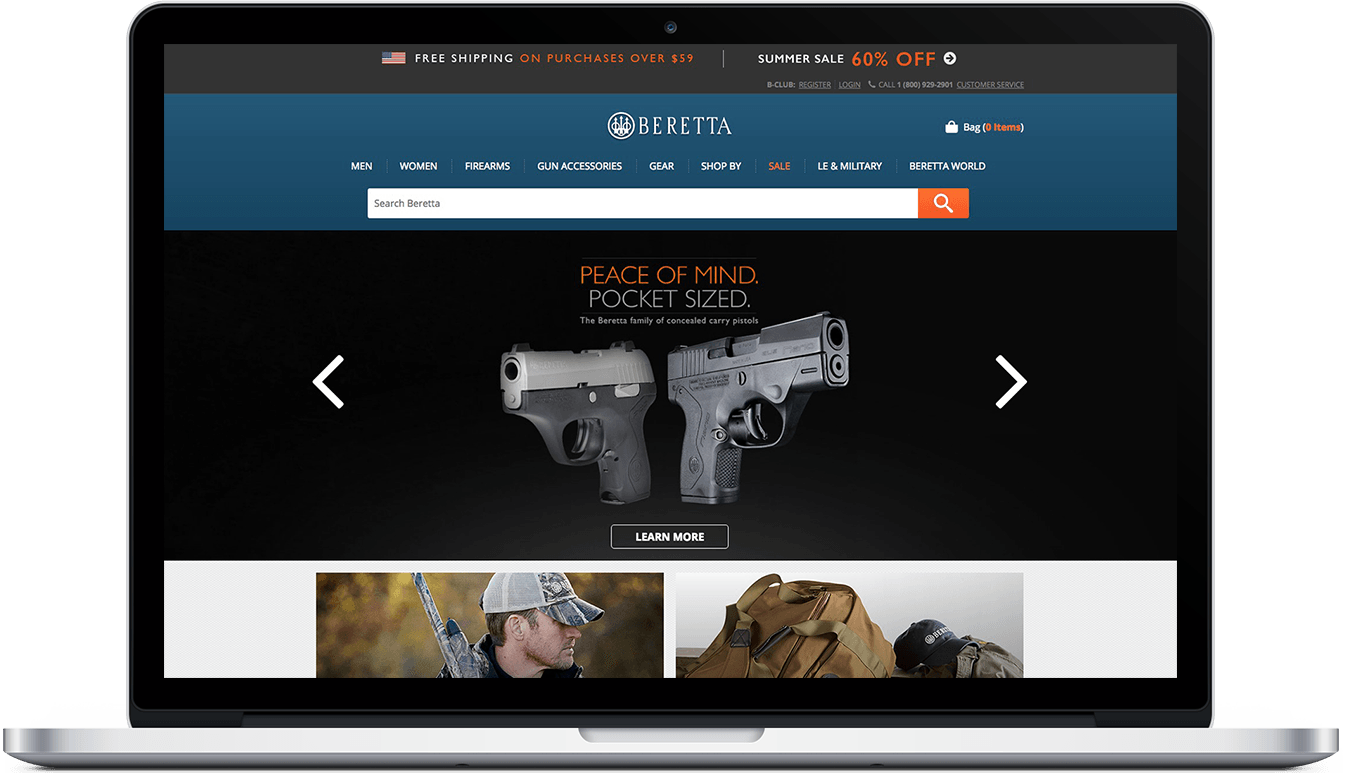 Beretta Website Success Testimonial