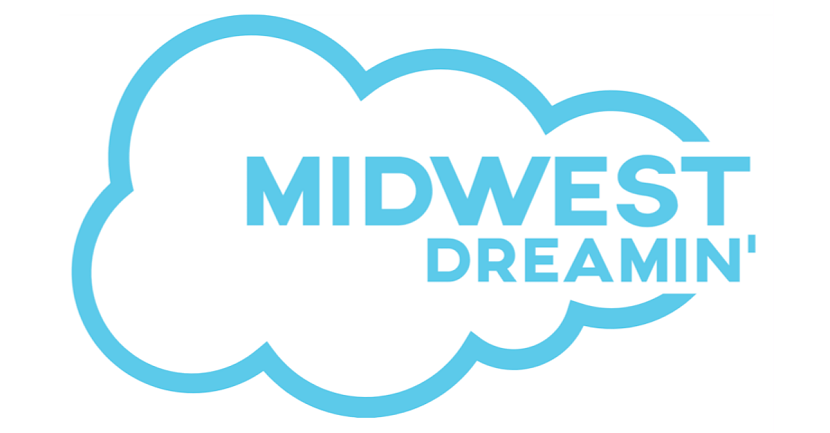 The text "MidwestDreamin" inside a cloud