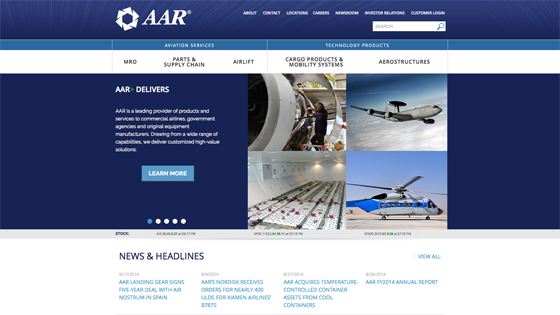 AAR Corp Homepage