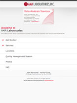 AMA Laboratories, Inc. Tablet View