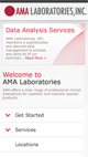 AMA Laboratories, Inc. Mobile View