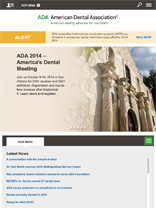 ADA - American Dental Association Tablet View