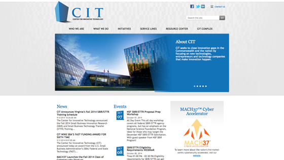 CIT - Center for Innovative Technology Homepage