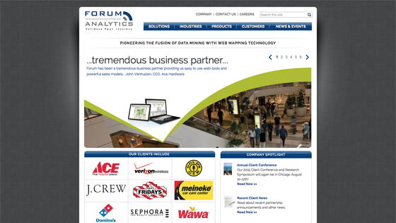 Forum Analytics Homepage