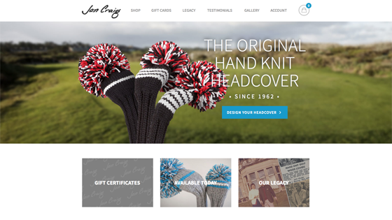 Jan Craig Headcovers Homepage