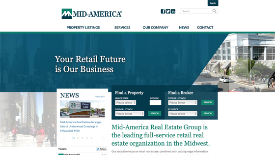 Mid-America Real Estate Homepage