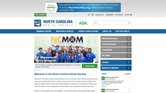 North Carolina Dental Society Homepage