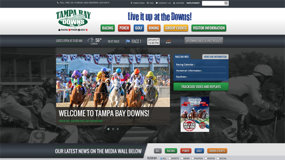 Tampa Bay Downs Homepage