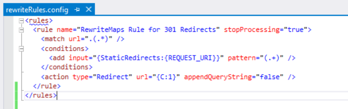 Managing 301 redirects in Sitefinity Image 1