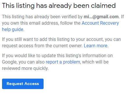 Claim my business