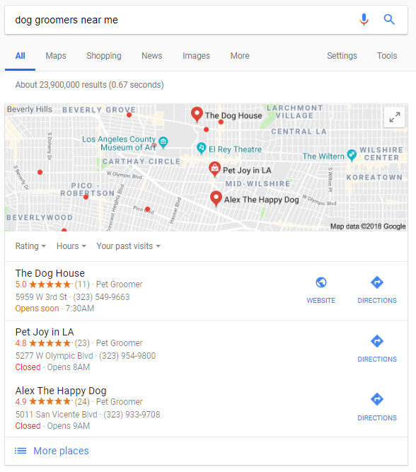 Google my business