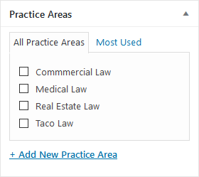 Practice Areas Practice Areas