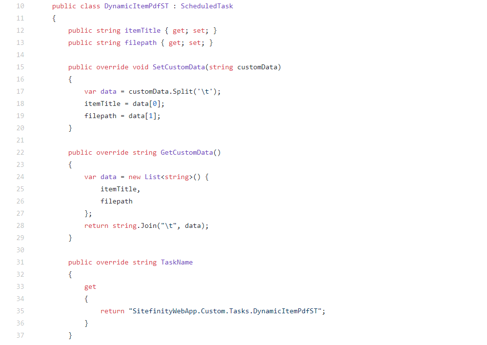 Sitefinity Data Import