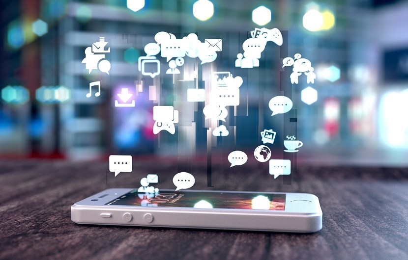 Social Media Mobile Concept
