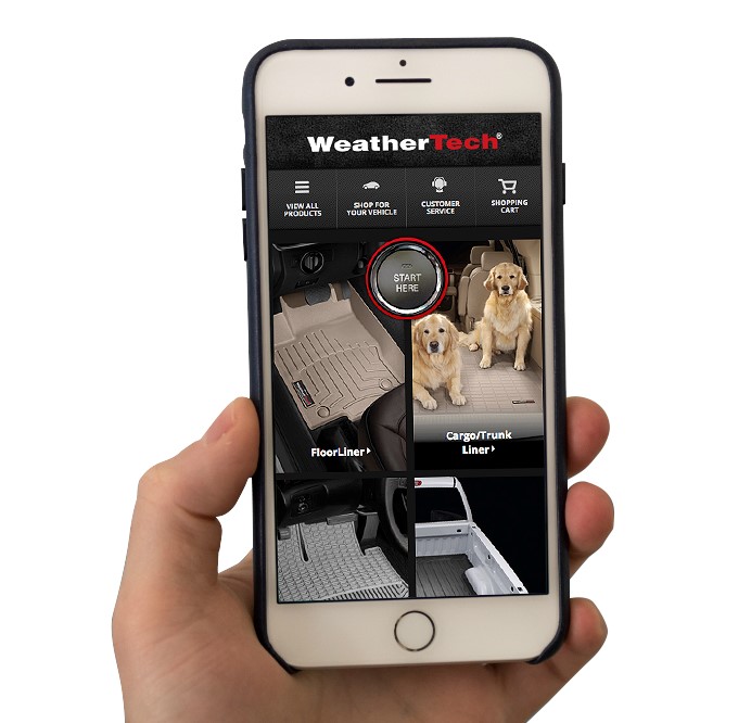 WeatherTech Mobile view