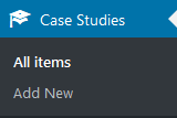 WordPress Case Study Module