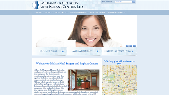 Midland Oral Surgery and Implant Centers Homepage